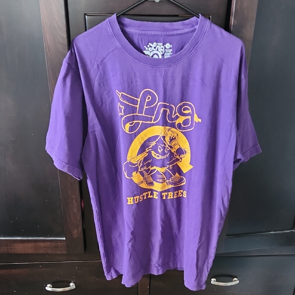 LRG Purple and Gold Short Sleeve Tee